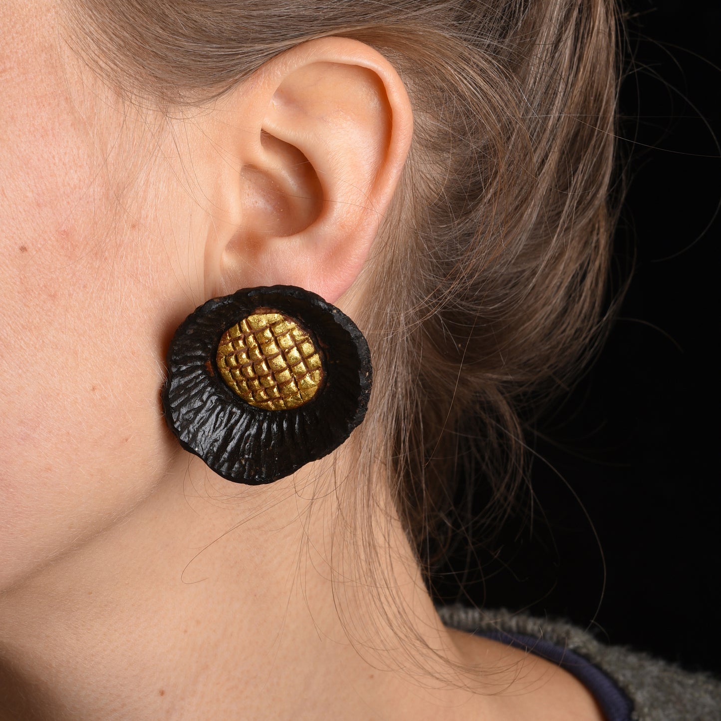 "Schnittblume" Stecker für´s Ohr